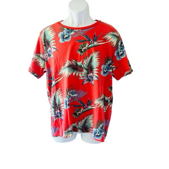 Orange and Blue Men’s Shirt - Picture 1 of 5